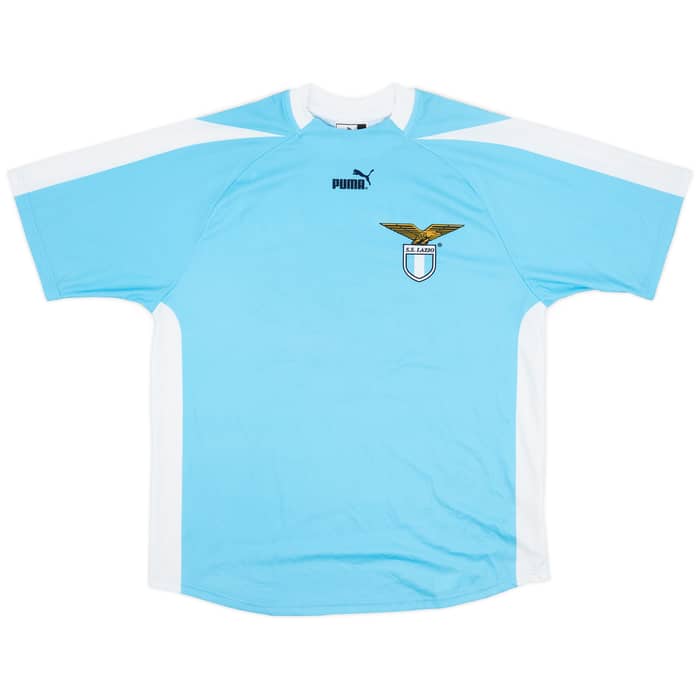 2003-04 Lazio 'Signed' Basic Home Shirt - 8/10 - (L)