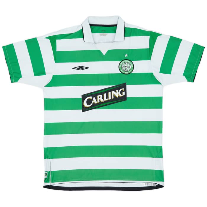 2004-05 Celtic Home Shirt Lambert #14 - 8/10 - (L)