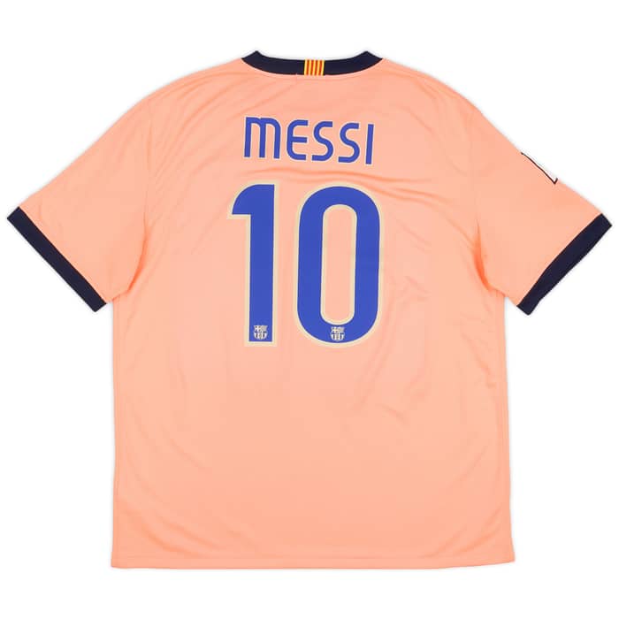 2009-10 Barcelona Away Shirt Messi #10 - 7/10 - (XL)