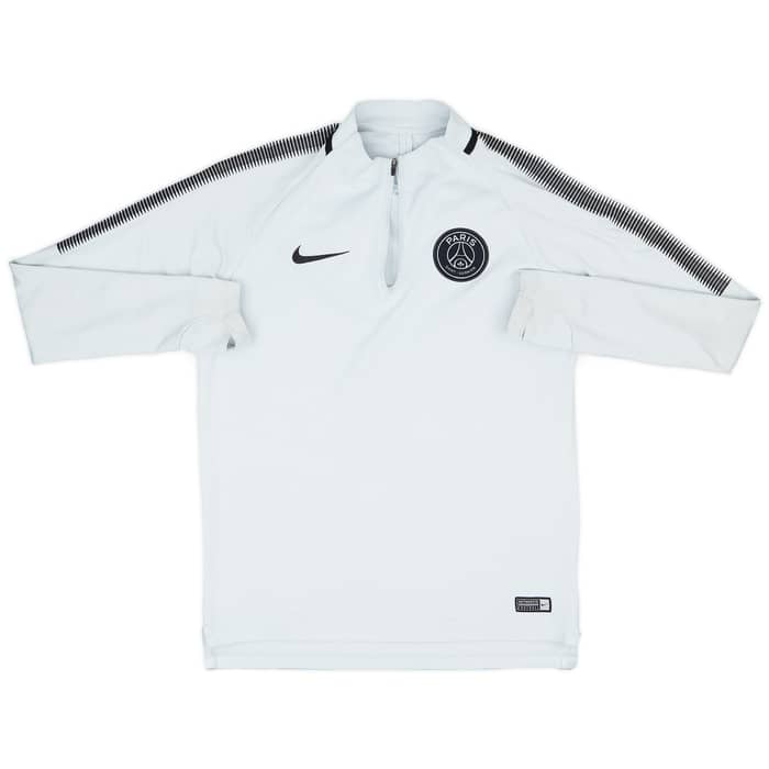 2017-18 Paris Saint-Germain Nike 1/4 Zip Drill Top - 3/10 - (S)