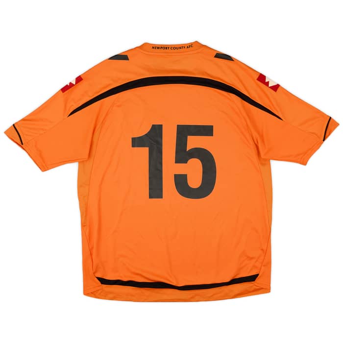 2010-11 Newport County Home Shirt #15 - 8/10 - (L)