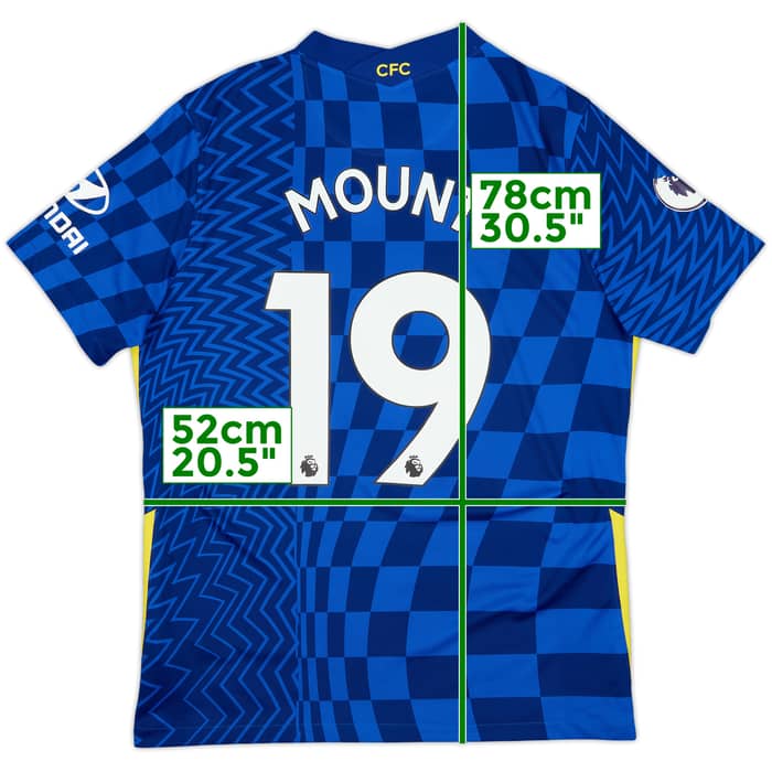 2021-22 Chelsea Home Shirt Mount #19 - 7/10 - (L)