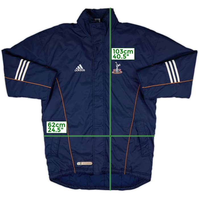 1999-01 Tottenham adidas Padded Bench Coat - 8/10 - (M)