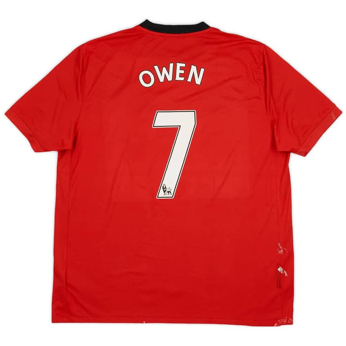 2009-10 Manchester United Home Shirt Owen #7 - 6/10 - (XL)