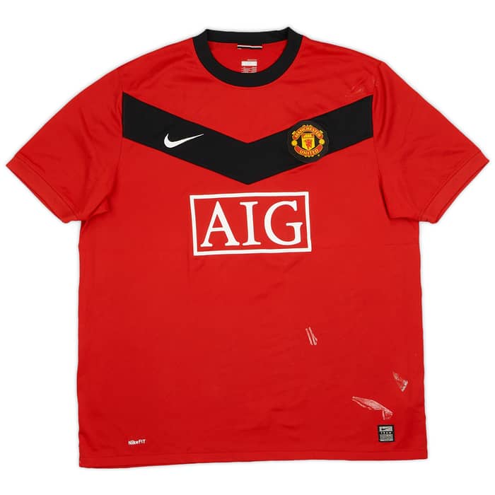 2009-10 Manchester United Home Shirt Owen #7 - 6/10 - (XL)