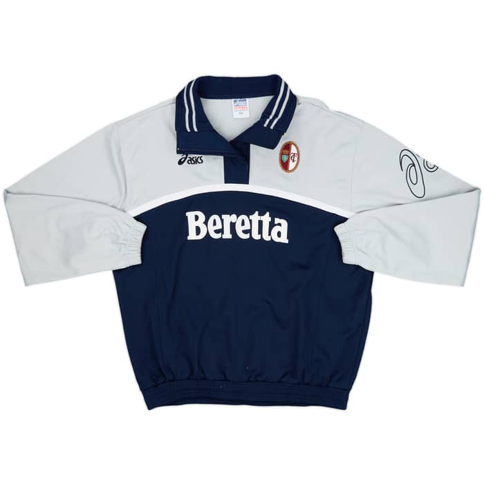 2002-03 Torino Asics 1/4 Zip Drill Top - 8/10 - (M)