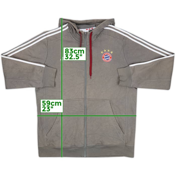 2015-16 Bayern Munich adidas Hooded Track Jacket - 7/10 - (XL)