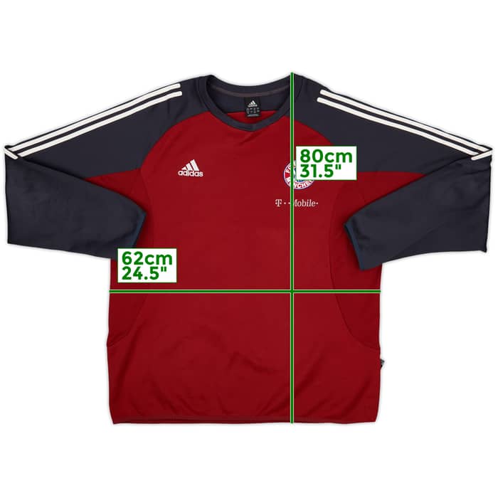 2002-03 Bayern Munich adidas Sweat Top - 7/10 - (XL)
