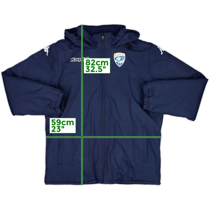 2019-20 Brescia Kappa Padded Bench Coat - 10/10 - (L)