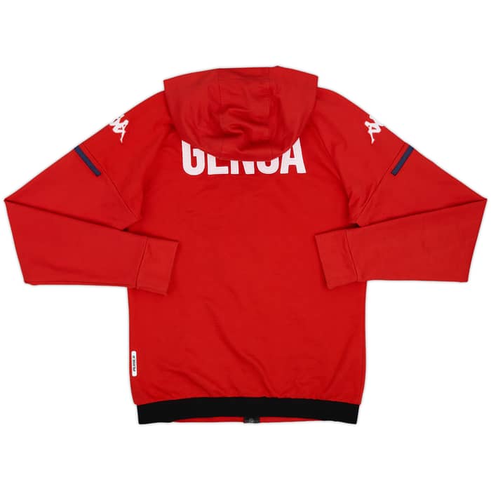 2020-21 Genoa Kappa Hooded Track Jacket - 8/10 - (M)