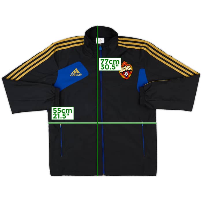 2012-13 CSKA Moscow adidas Track Jacket - 8/10 - (M/L)