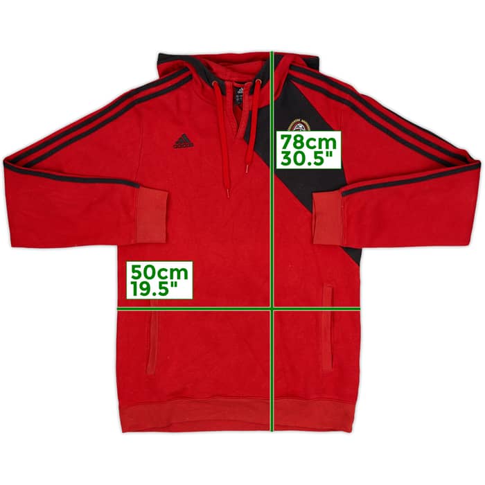 2010-11 AC Milan adidas Hooded Top - 7/10 - (M)