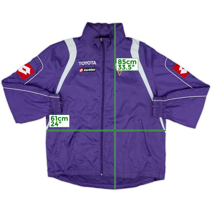2006-07 Fiorentina Lotto Hooded Rain Jacket - 8/10 - (L)