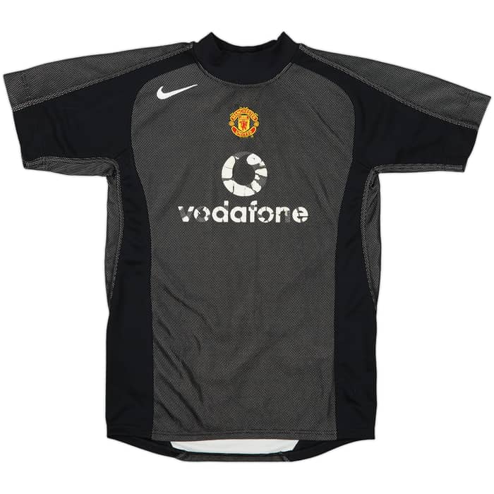 2004-05 Manchester United GK S/S Shirt - 4/10 - (L.Boys)