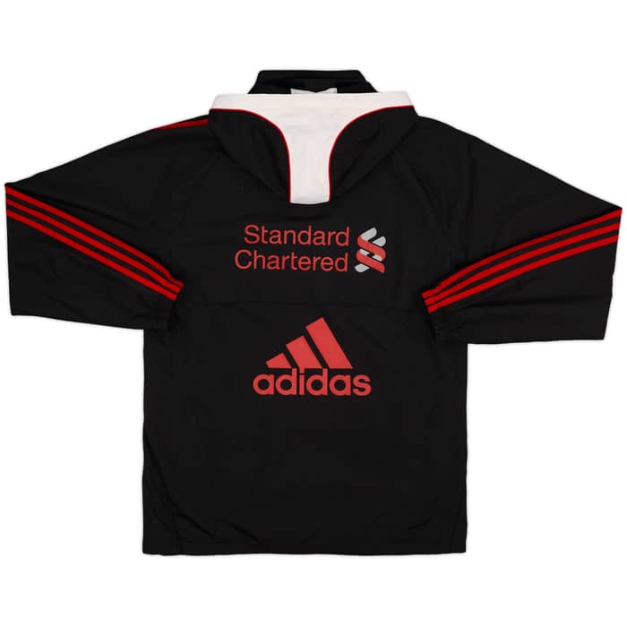 2010-11 Liverpool adidas Hooded Rain Coat - 9/10 - (M)