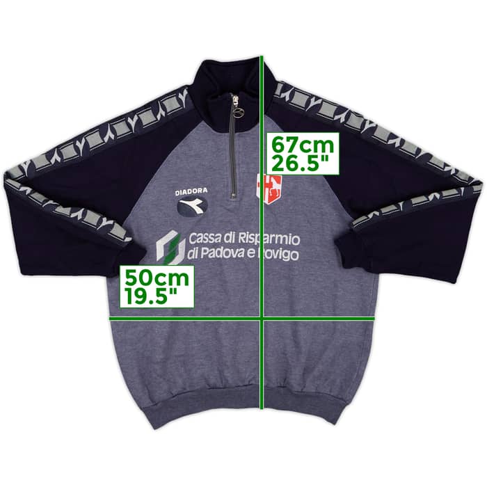 1998-99 Padova Diadora 1/4 Zip Training Top - 8/10 - (XXL)