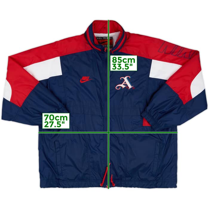 1995-96 Arsenal Nike Hooded Rain Jacket - 6/10 - (XL)