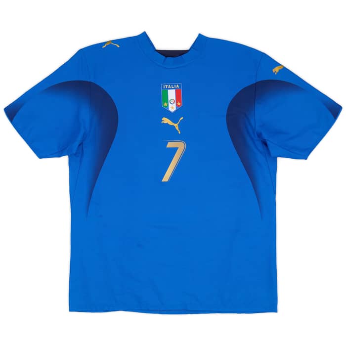 2006 Italy Home Shirt Del Piero #7