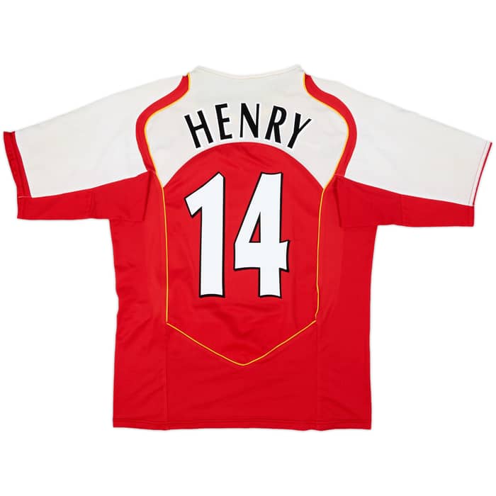 2004-05 Arsenal Home Shirt & Shorts Henry #14 - 8/10 - (L)