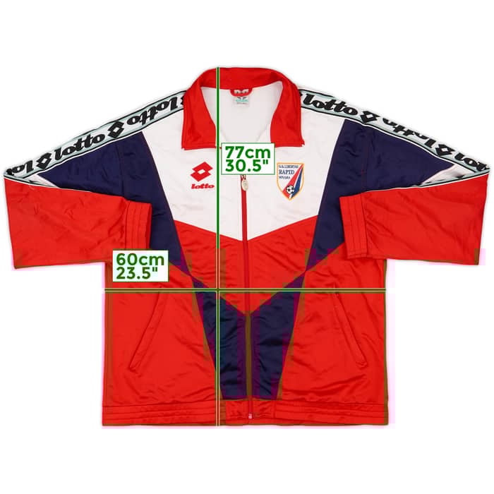 1993-94 Libertas Rapid Novara Lotto Track Jacket - 8/10 - (L)