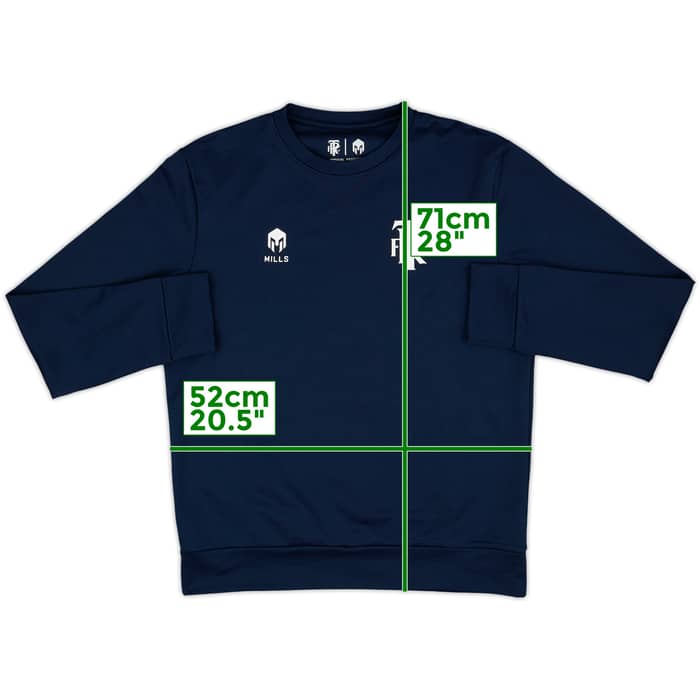 2021-22 Tranmere Rovers Mills Sweat Top - 10/10 - (L)