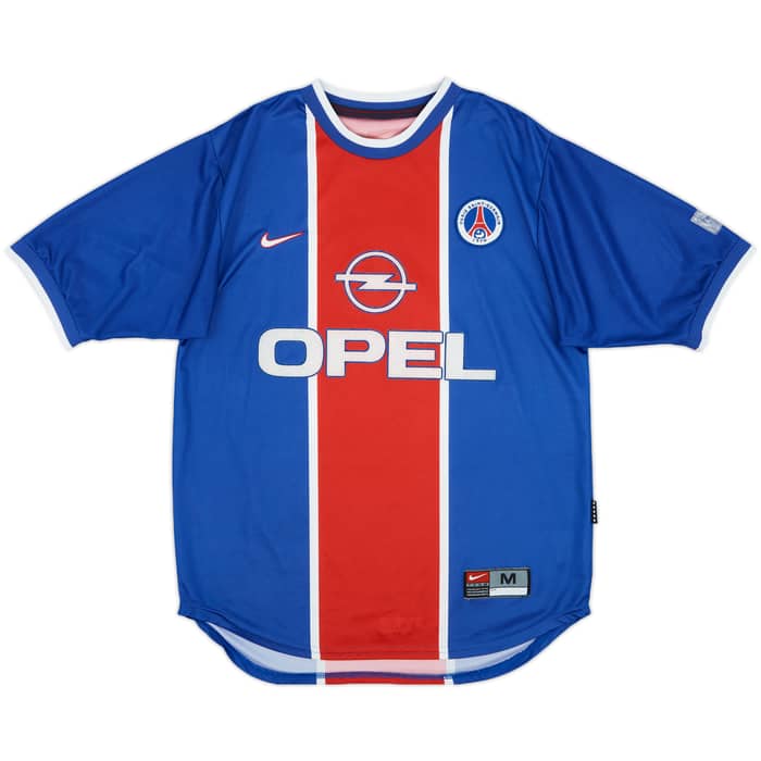 1999-00 Paris Saint-Germain Home Shirt Okocha #10 - 7/10 - (M)