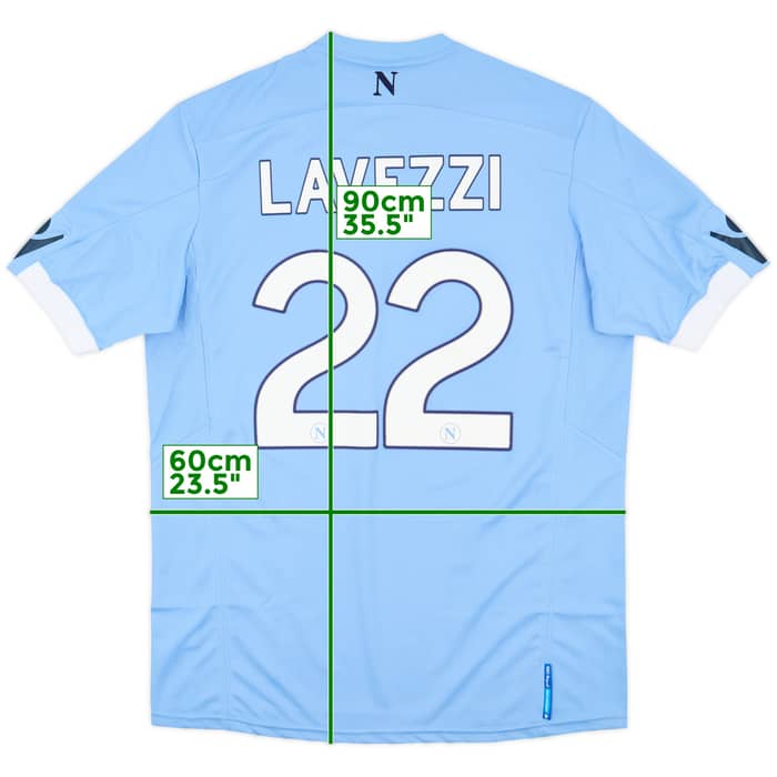 2010-11 Napoli Home Shirt Lavezzi #22 (3XL)