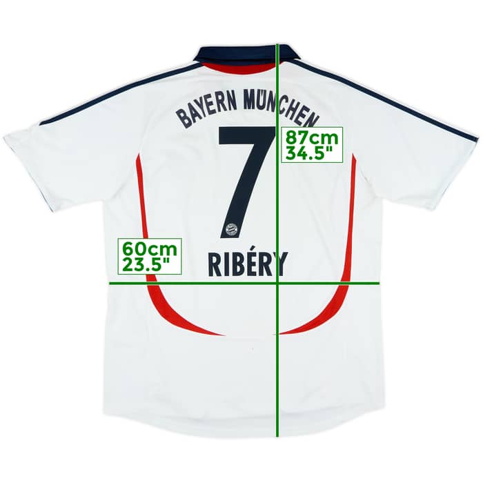 2006-07 Bayern Munich Away Shirt Ribery #7 - 6/10 - (XL)