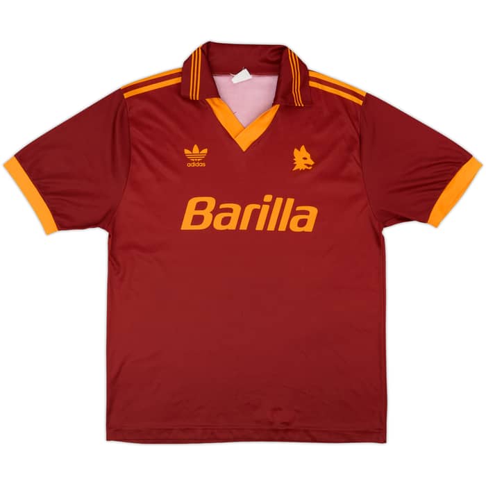 1992-94 Roma Home Shirt - 8/10 - (XL)