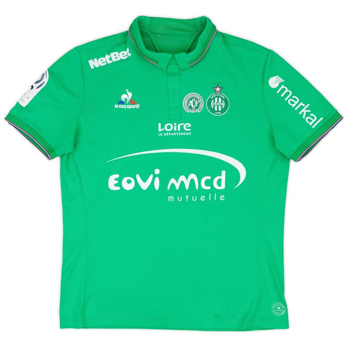 2016-17 Saint Etienne Home Shirt Pogba #19 - 6/10 - (L)