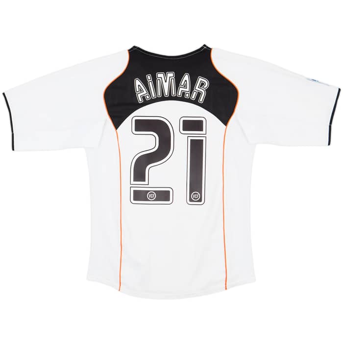 2004-05 Valencia Home Shirt Aimar #21 - 7/10 - (S)
