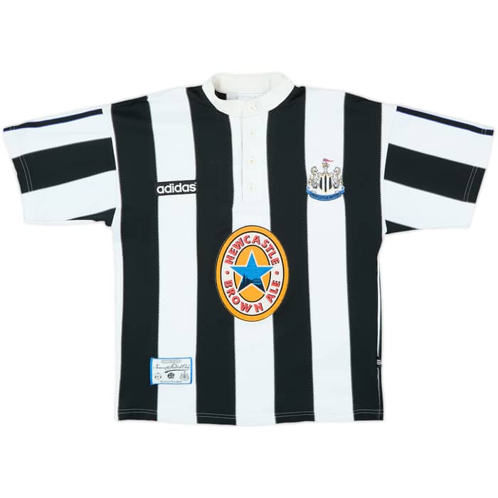 1995-97 Newcastle Home Shirt Shearer #9 - 8/10 - (S)