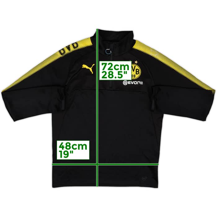 2017-18 Borussia Dortmund Puma 1/4 Zip Drill Top - 5/10 - (S)
