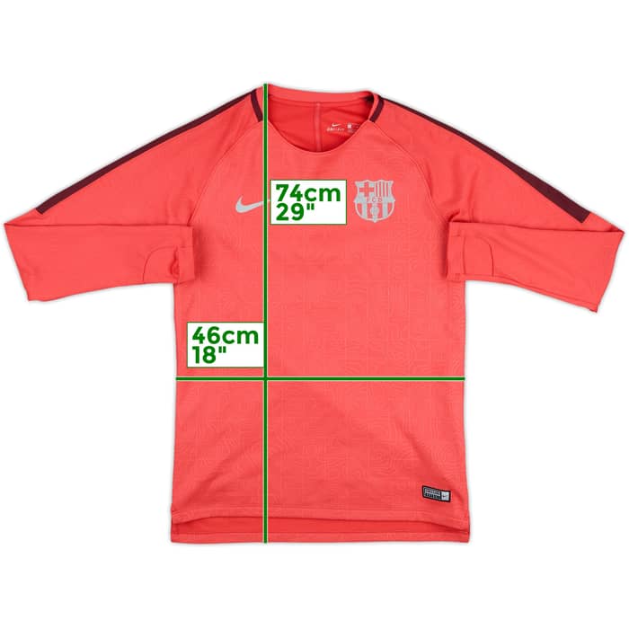 2018-19 Barcelona Nike Training L/S Shirt - 9/10 - (S)
