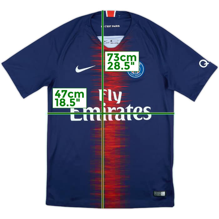 2018-19 Paris Saint-Germain Home Shirt Mbappe #7 - 6/10 - (S)