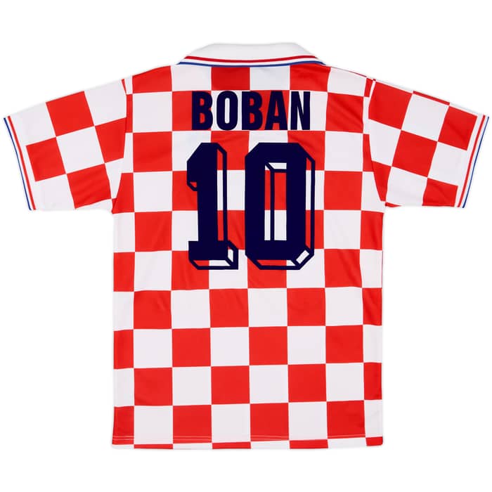 1996-98 Croatia Basic Home Shirt Boban #10 - 10/10 - (L)