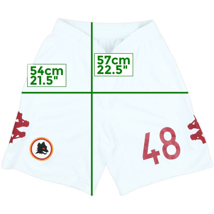 2012-13 Roma Player Issue Away Shorts #48 (Florenzi)