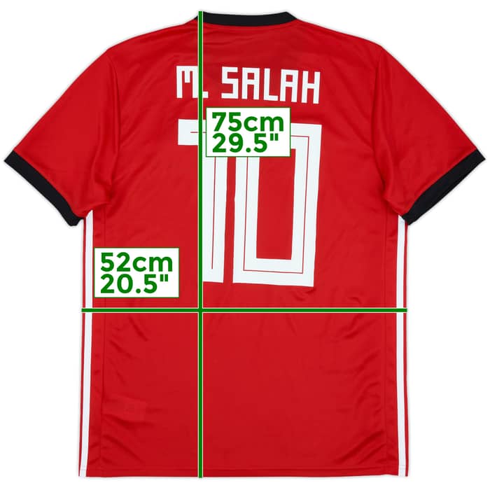 2018-19 Egypt Home Shirt Salah #10 - 7/10 - (M)