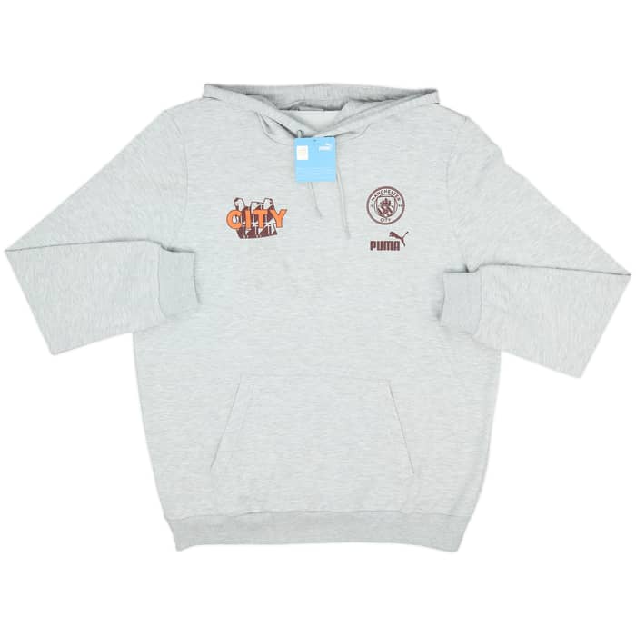 2023-24 Manchester City Puma Hooded Sweat Top (L)