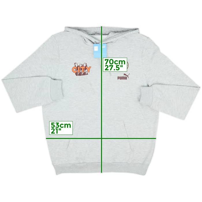 2023-24 Manchester City Puma Hooded Sweat Top (L)