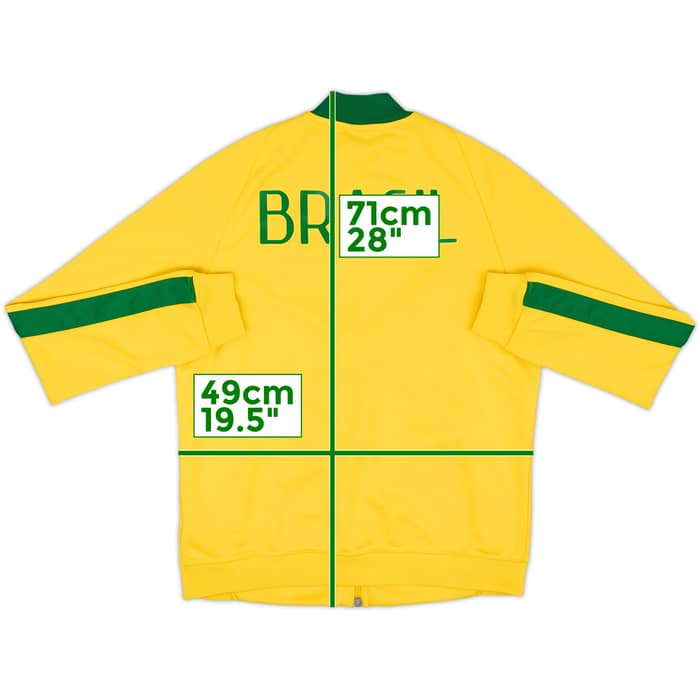 2014-15 Brazil Nike Track Jacket - 8/10 - (M)