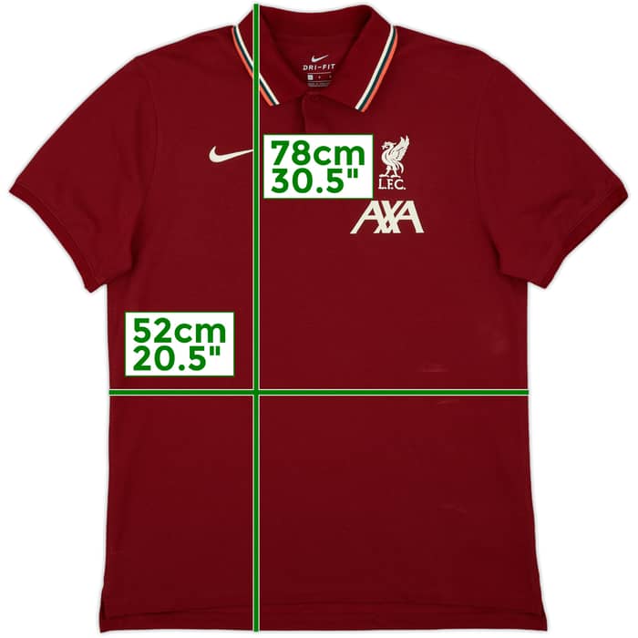 2021-22 Liverpool Nike Polo Shirt - 7/10 - (L)