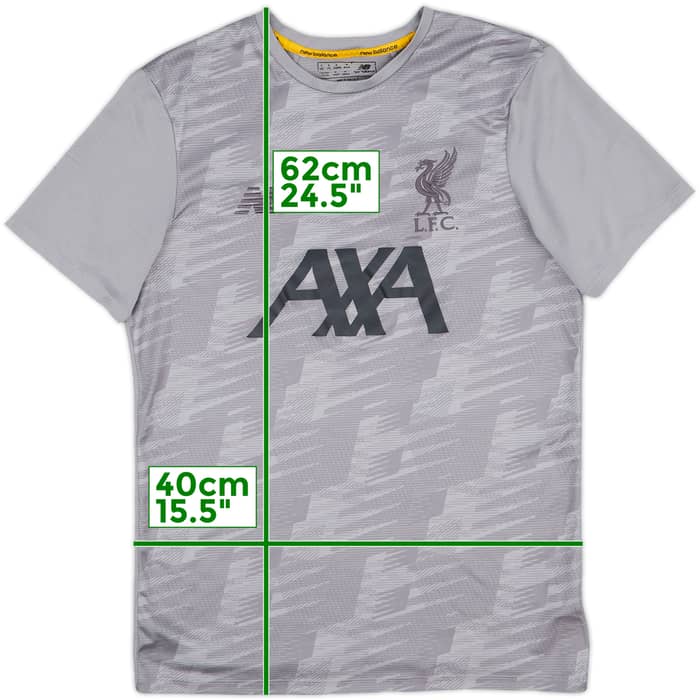 2019-20 Liverpool New Balance Training Shirt - 8/10 - (S)