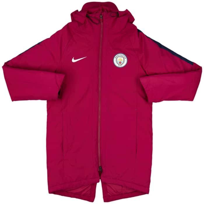 2017-18 Manchester City Nike Padded Bench Coat - 8/10 - (S)