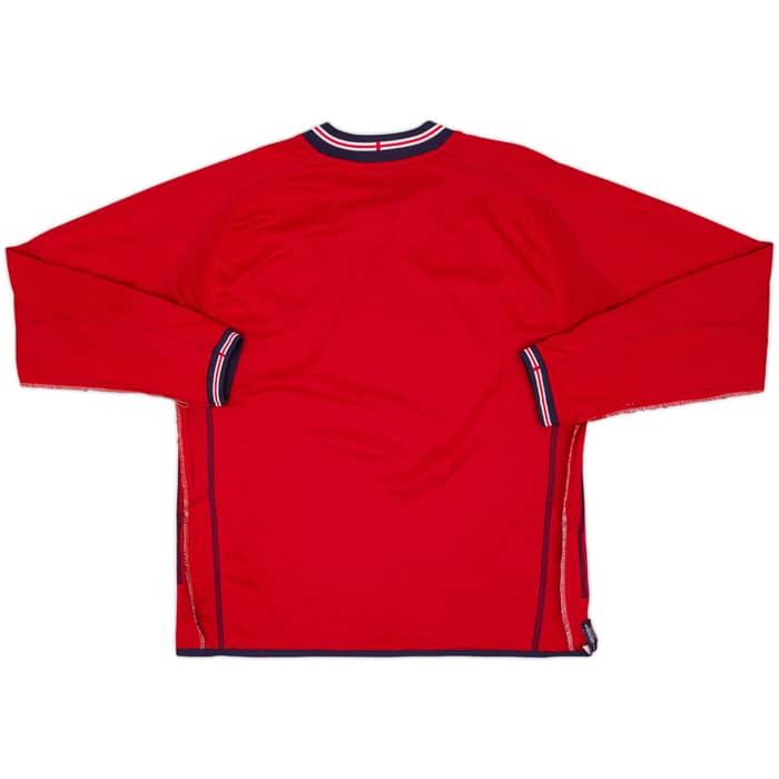 2002-04 England Away L/S Shirt - 5/10 - (M)