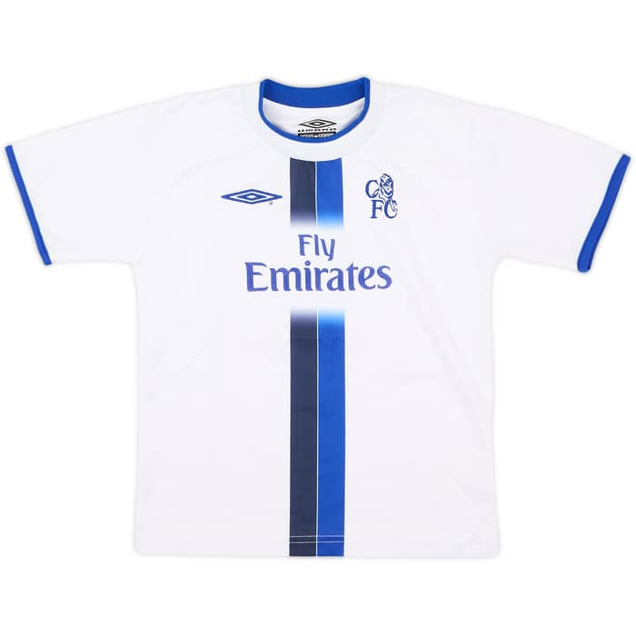 2003-05 Chelsea Away Full Kit - 8/10 - (S.Boys)