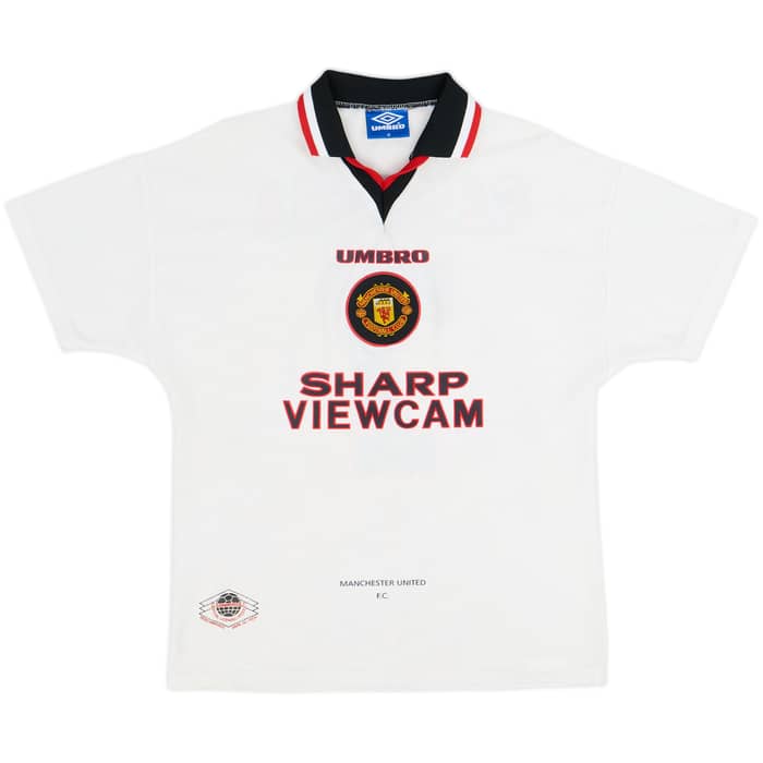 1996-97 Manchester United Away Shirt Cantona #7 - 7/10 - (M)