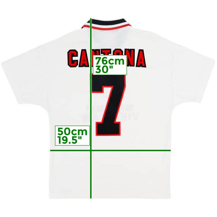 1996-97 Manchester United Away Shirt Cantona #7 - 7/10 - (M)