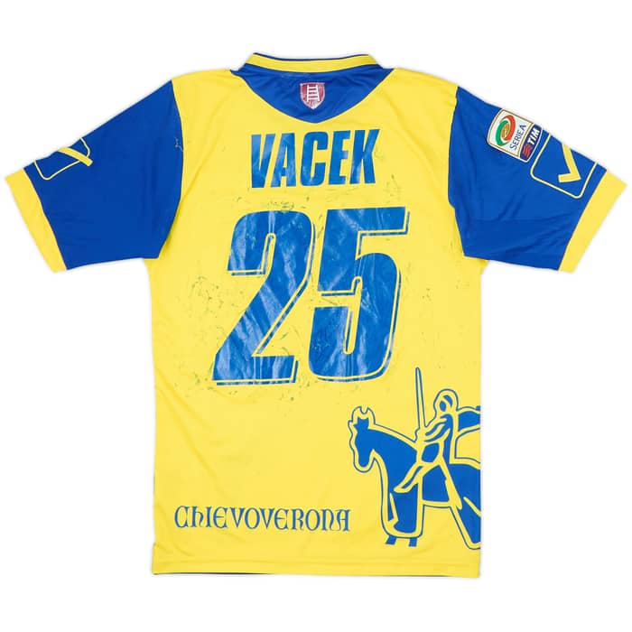 2011-12 Chievo Verona Home Shirt Vacek #25 - 4/10 - (L)