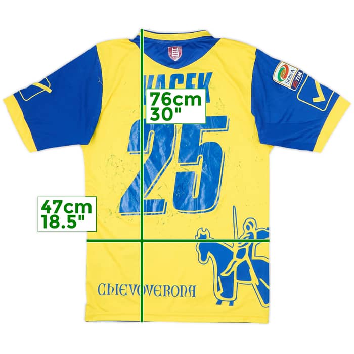2011-12 Chievo Verona Home Shirt Vacek #25 - 4/10 - (L)